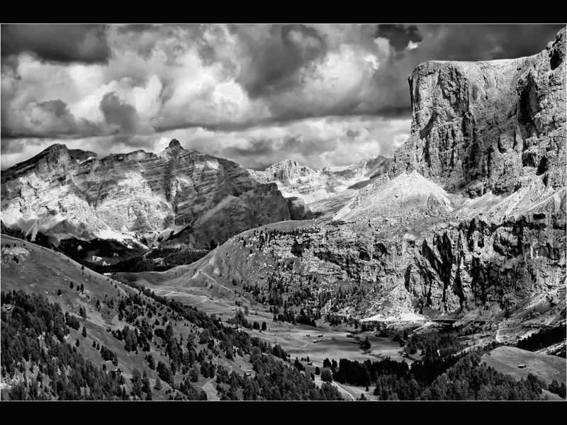 DOLOMITES IN SUMMER by Allan Marshall